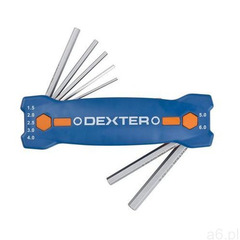 Zestaw kluczy imbusowych 7 szt. hex 1.5 - 6 mm marki Dexter - ogłoszenia A6.pl
