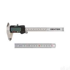 Cyfrowa suwmiarki z noniuszem inox 150 mm marki Dexter - ogłoszenia A6.pl