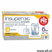 Pic solution Igły do penów insulinowych insupen 100 szt. 0.25x6mm 31g | oficjalny sklep seni (800367 - ogłoszenia A6.pl