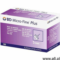 Micro-Fine Plus Igły do penów insulinowych 31G 0,25 x 5mm x 100 sztuk - ogłoszenia A6.pl