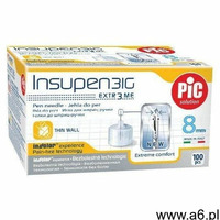 Artsana Insupen igły do penów insulinowych 31g 0,25 x 8mm x 100 sztuk - ogłoszenia A6.pl