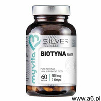 Kapsułki Biotyna Forte 2500mcg 60 kapsułek MyVita Silver Pure - ogłoszenia A6.pl