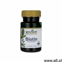 Kapsułki SWANSON Biotyna 5mg x 100 kapsułek - ogłoszenia A6.pl