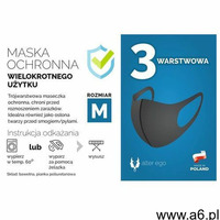 Maska ochronna trzywarstwowa M - ogłoszenia A6.pl