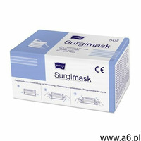 Maski medyczne Surgimask 3-warstwowe 50 szt. 50 szt. | OFICJALNY SKLEP SENI, MA-142-MM3U-005 - ogłoszenia A6.pl