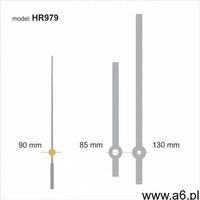 Komplet wskazówek zegarowych srebrne /979S, 979SSET - ogłoszenia A6.pl