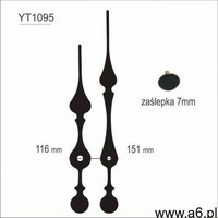 Komplet wskazówek zegarowych czarne /1095, 1095SET - ogłoszenia A6.pl