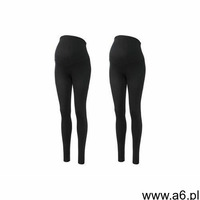 ESMARA® Legginsy ciążowe z bawełny, 2 pary (4056232865555) - ogłoszenia A6.pl