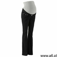 Spodnie ciążowe bootcut czarny, Bonprix, 34-52 - ogłoszenia A6.pl