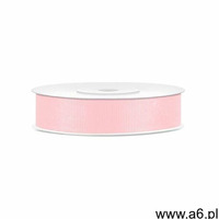 Party deco Tasiemka rypsowa jasnoróżowa - 15mm/25m - 1 szt. (5902230733015) - ogłoszenia A6.pl