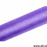 Organza gładka liliowa - 16 cm x 9 metrów (5901157428981) - ogłoszenia A6.pl
