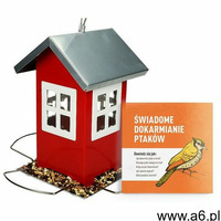 Metalowy karmnik domek dla ptaków wieszany. czerwone karmidło dla ptaków. marki Trixie - ogłoszenia A6.pl