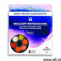 Farby akwarelowe brillant 48 kolorów marki Koh-i-noor - ogłoszenia A6.pl