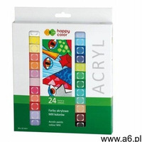 Gdd Farba akrylowa 12ml 24 kol happy color (5905130039317) - ogłoszenia A6.pl