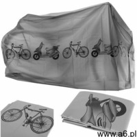 Pokrowiec wodoszczelny na rower 200x58x110 szary, P0481 - ogłoszenia A6.pl