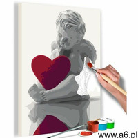 Obraz do samodzielnego malowania - aniołek (czerwone serce) marki Artgeist - ogłoszenia A6.pl