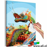 Artgeist Obraz do samodzielnego malowania - kolorowy dragon - ogłoszenia A6.pl