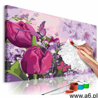 Obraz do samodzielnego malowania - tulipany (łąka) marki Artgeist - ogłoszenia A6.pl