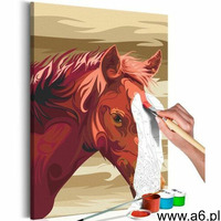 Obraz do samodzielnego malowania - gniady koń marki Artgeist - ogłoszenia A6.pl