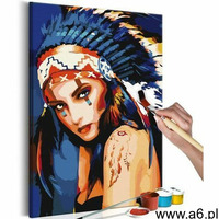 Artgeist Obraz do samodzielnego malowania - indianka - ogłoszenia A6.pl