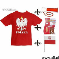Zestaw kibica reprezentacji polski dla dziecka 4 elementy - ogłoszenia A6.pl