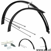 Błotniki 26 MTB 55mm stalowe 550 czarny + wsporniki (5902270821406) - ogłoszenia A6.pl