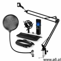 MIC-900B-LED USB zestaw mikrofonowy V3 mikrofon pojemnościowy pop filtr ramię sterujące do mikrofonu - ogłoszenia A6.pl