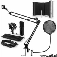 Auna cm001b zestaw mikrofonowy v5 mikrofon ramię pop-filtr ekran kolor czarny - ogłoszenia A6.pl