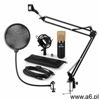 Auna mic-900bg usb zestaw v4 mikrofon pojemnościowy pop filtr ramię sterujące zł - ogłoszenia A6.pl