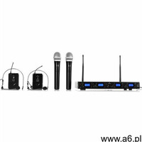 Auna Malone uhf-550 quartett3 4-kan. zestaw mikrofonów bezprzew. (4260353857157) - ogłoszenia A6.pl