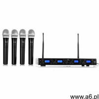 Uhf-550 quartett1 4-kanałowy zestaw mikrofonów uhf marki Malone - ogłoszenia A6.pl