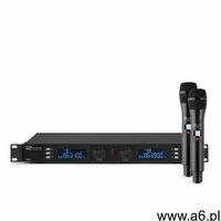Power Dynamics PD632H 2X, 20-kanałowy bezprzewodowy zestaw mikrofonowy UHF, 2 x mikrofon ręczny, cza - ogłoszenia A6.pl