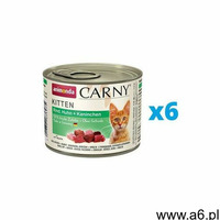 carny kitten zestaw wołowina/kurczak/królik 6 x 200 g - darmowa dostawa od 95 zł! marki Animonda - ogłoszenia A6.pl
