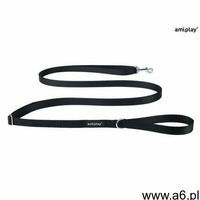 amiplay Smycz regulowana Easy Fix Basic L Czarny - Czarny \ 2cm - ogłoszenia A6.pl
