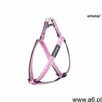 szelki regulowane joy s różowe kwiatki - różowe kwiatki \ s 20-35cm marki Amiplay - ogłoszenia A6.pl