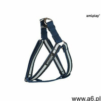 Amiplay szelki regulowane cotton shine m granatowy - granatowy \ m 30-55cm - ogłoszenia A6.pl