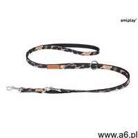 amiplay Smycz regulowana 6 in 1 Safari S Panterka - Panterka \ 1cm - ogłoszenia A6.pl