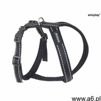 szelki regulowane grand soft reflective xl czarny - czarny \ xl 59-75cm marki Amiplay - ogłoszenia A6.pl