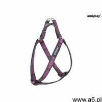amiplay Szelki regulowane Joy L Amarantowe kwiaty - Amarantowe kwiaty \ L 40-75cm - ogłoszenia A6.pl
