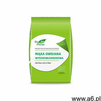 Mąka owsiana wysokobłonnikowa bio 1kg - marki Bio planet - ogłoszenia A6.pl